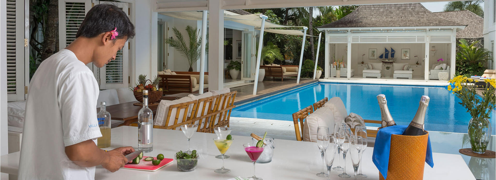 Villa Lulito - Cocktails served at the villa